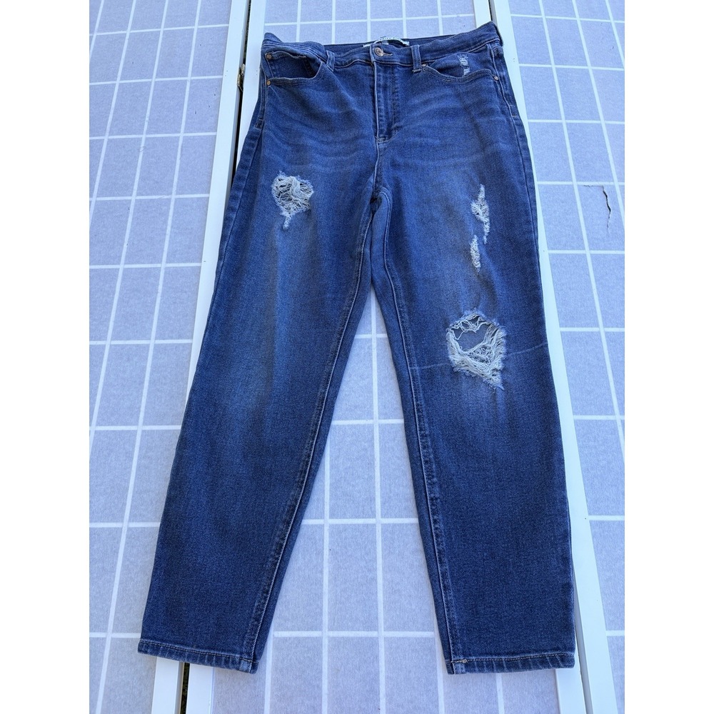 Celebrity Pink High Rise‎ Ankle Skinny Women's Blue Jeans Size 15  Tummy Control